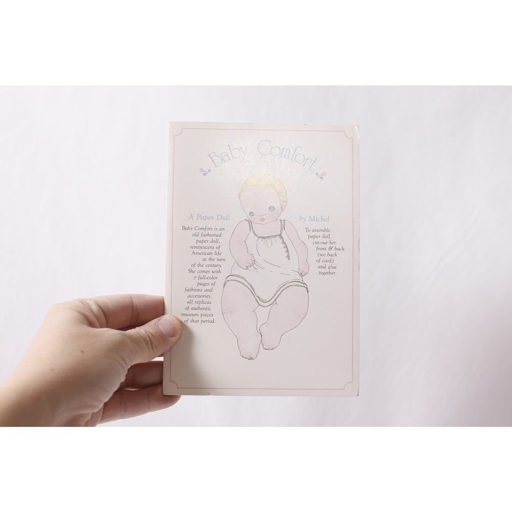 Uncut Baby Comfort Paper Doll by Michel 1900s Retro-style ~ 260427-WH M-17-08